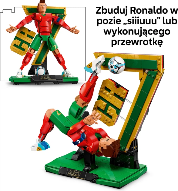 Zestaw klocków LEGO Editions Football Cristiano Ronaldo — piłkarska legenda 854 elementy (43016) - Zdjęcie 4 Zestaw klocków LEGO Editions Football Cristiano Ronaldo — piłkarska legenda 854 elementy (43016) - obraz 4