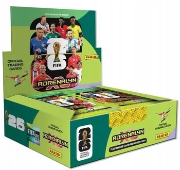 Zestaw kart kolekcjonerskich Panini Box FIFA World Cup Adrenalyn XL 2026 (8051708029352) Zestaw kart kolekcjonerskich Panini Box FIFA World Cup Adrenalyn XL 2026 (8051708029352)