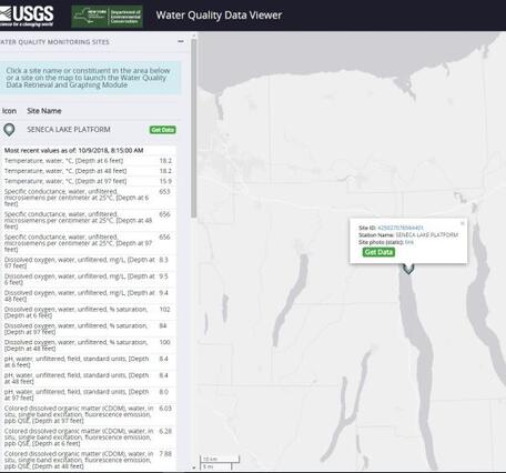 gray map of New York with text and points
