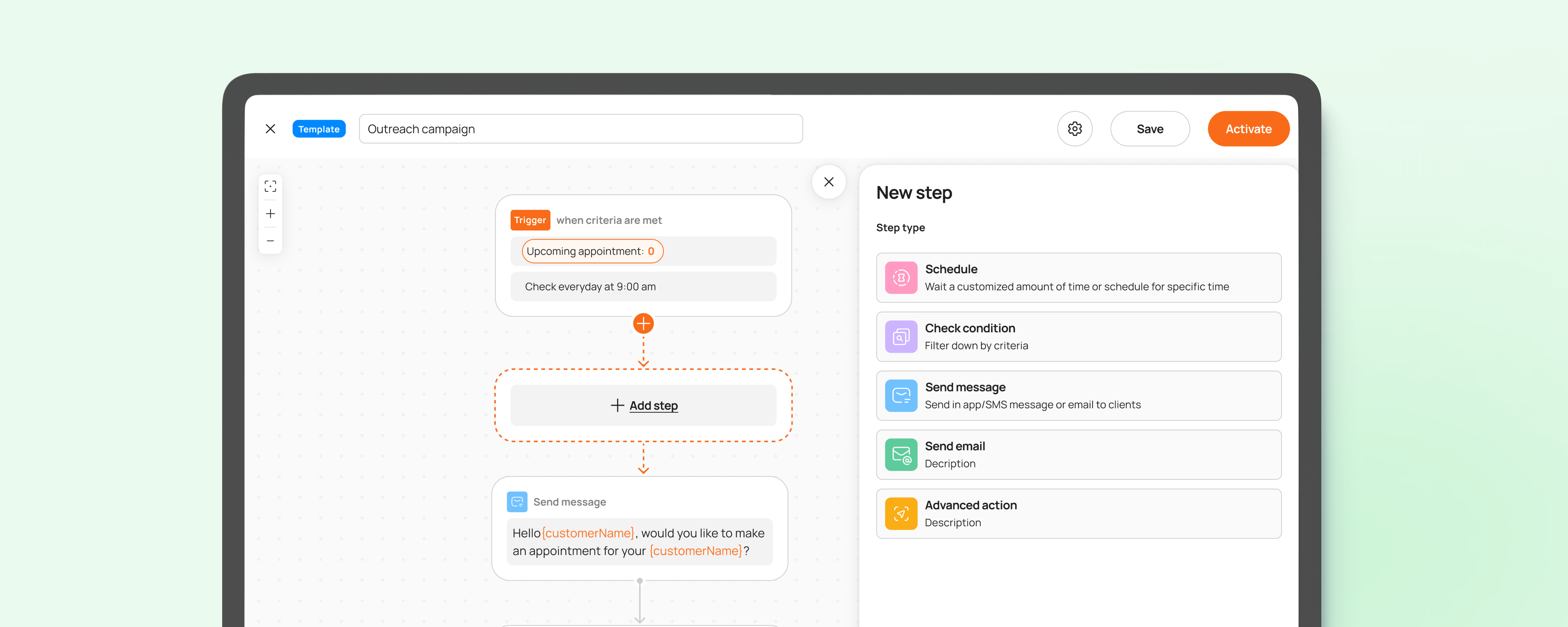 Illustration of MoeGo dashboard