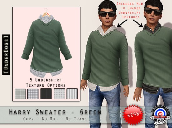 harry sweater GREEN mp ad