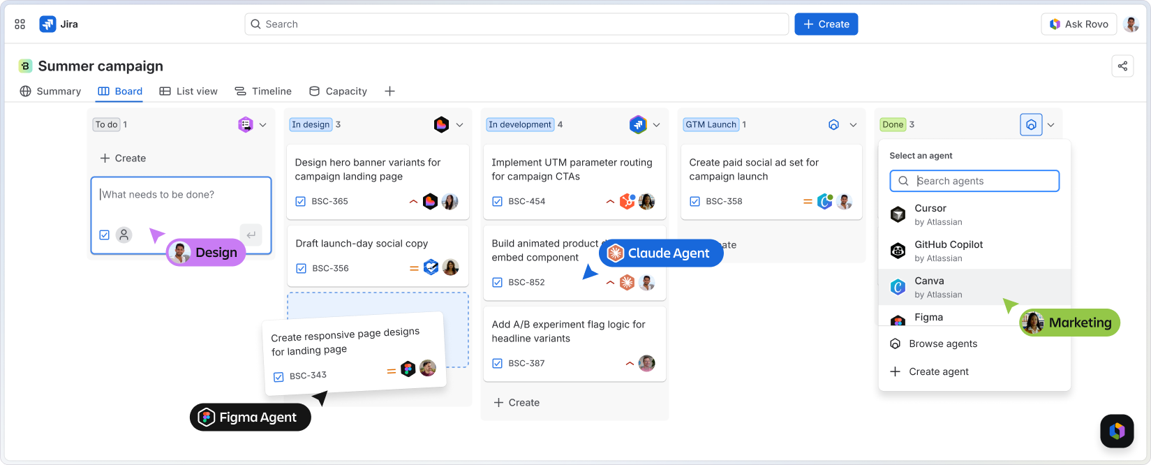 Teams collaborating cross-functionally in Jira