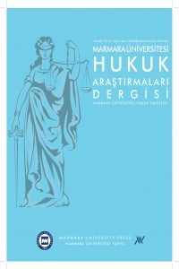 Marmara Üniversitesi Hukuk Fakültesi Hukuk Araştırmaları Dergisi