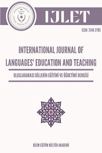 International Journal of Languages' Education and Teaching Cover image