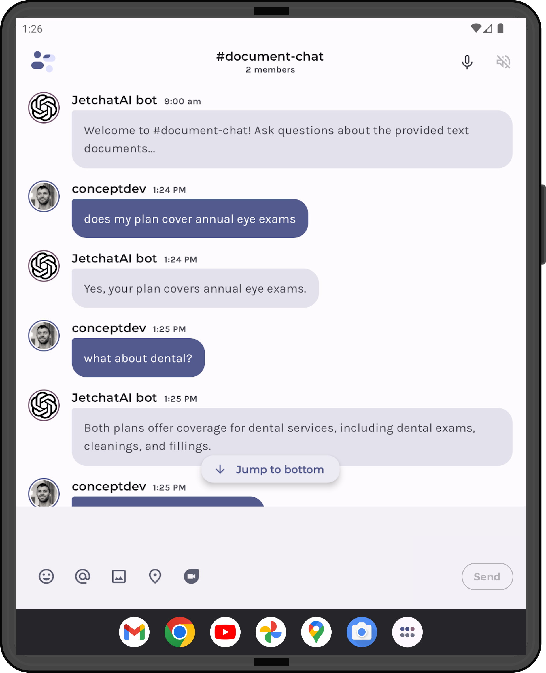 Document chat with OpenAI on Android