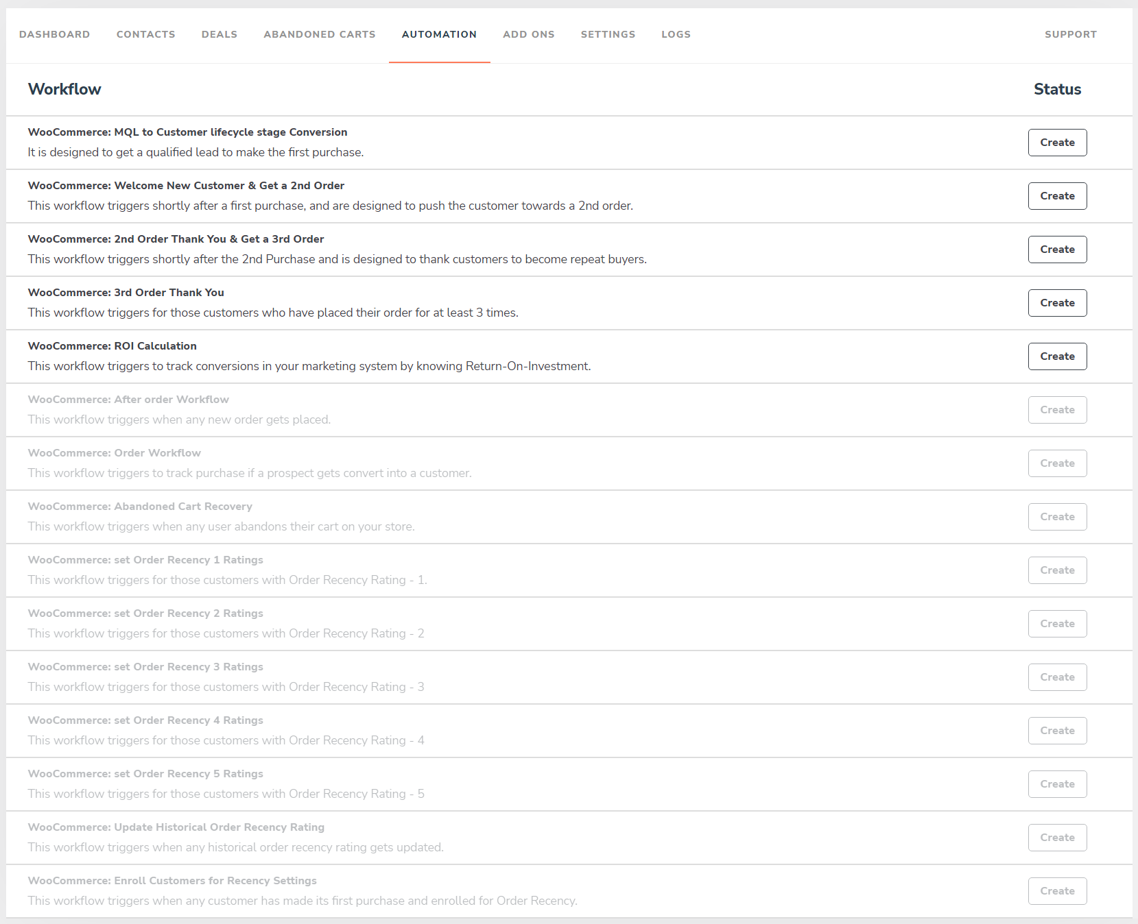 Woocommerce Integration: Automation