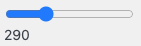 Slider / Range input field