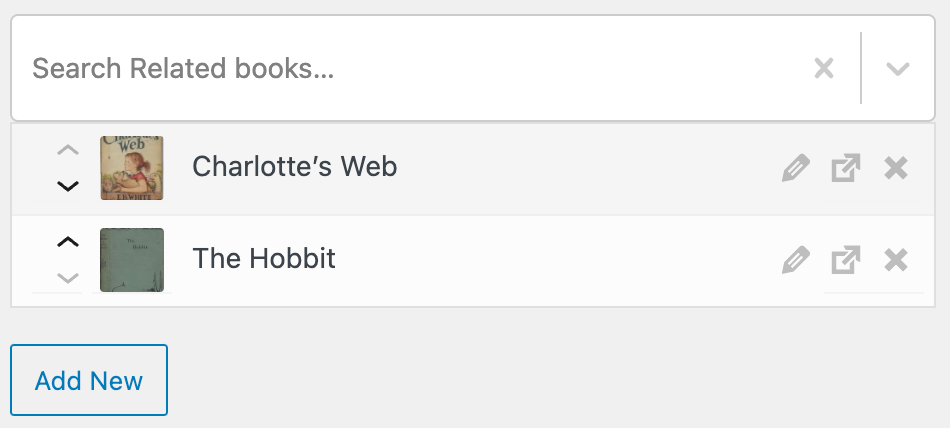 List View field with Autocomplete input