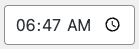 Time input field