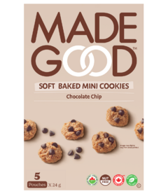 MadeGood Soft Baked Mini Cookies Chocolate Chip