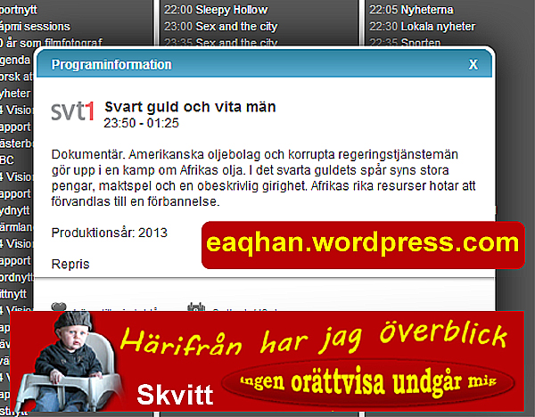 TV svart guld - vita män