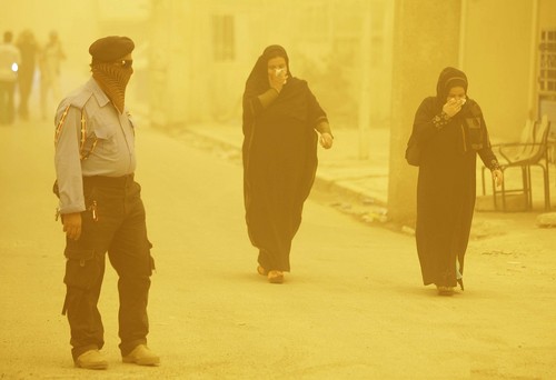 Baghdad dust storm - AP Baghdad dust storm - AP