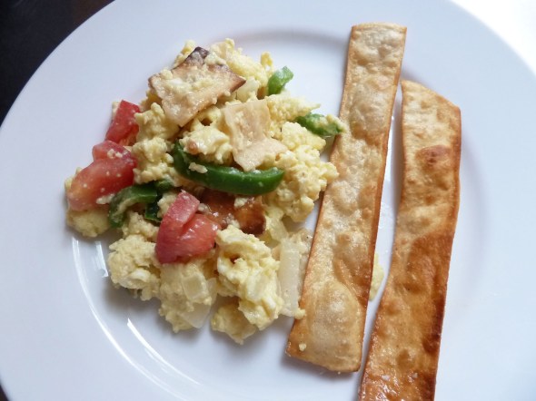 migas, tex-mex scrambled eggs
