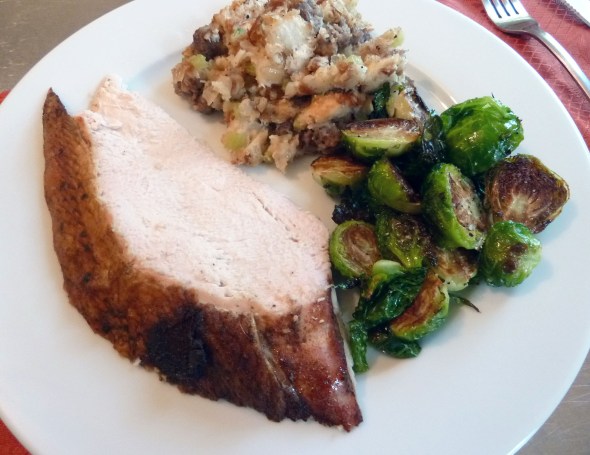 Sage & Cayenne Rubbed Turkey Breast with Pan Gravy