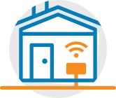 image of fiber connection in a home