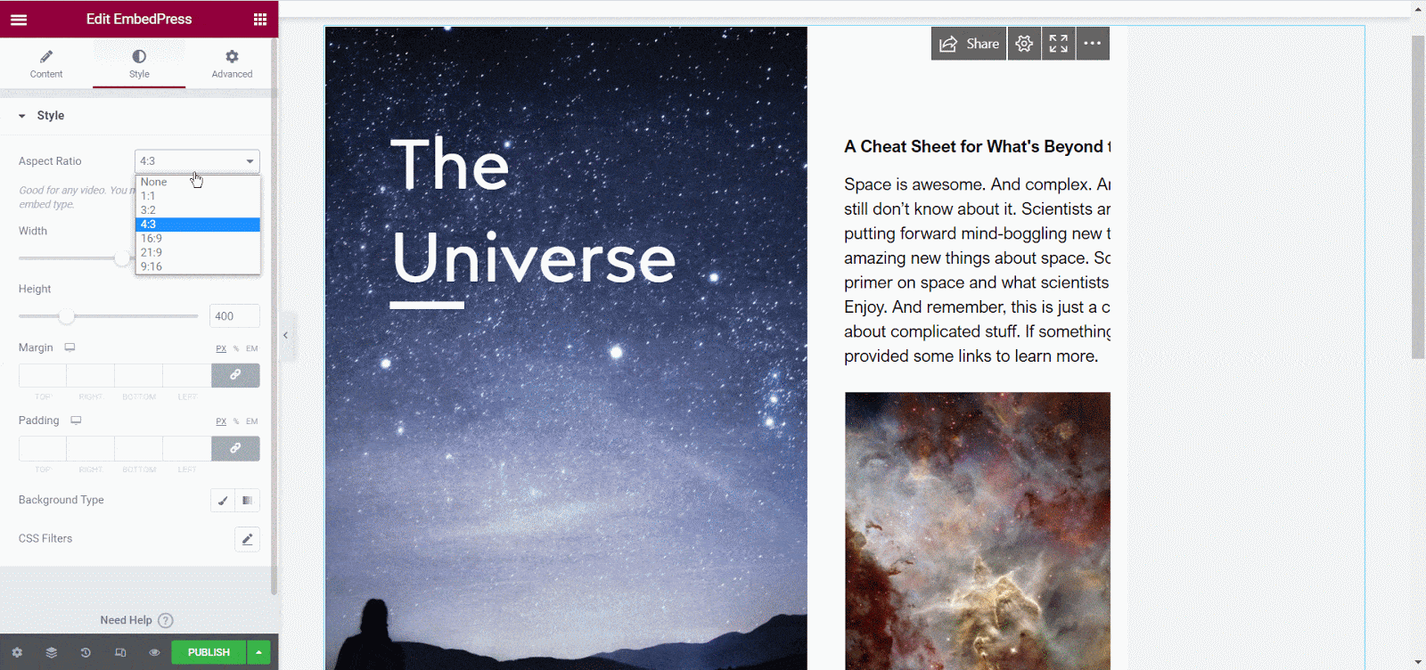 How To Embed Sway In WordPress With EmbedPress 4 Embed Sway