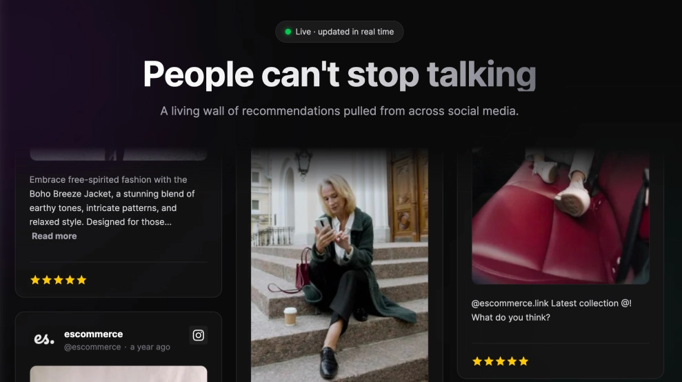 Social-Media-Empfehlungs-Widget