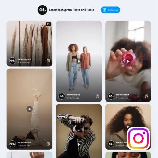 Widget Masonry Reels et Publications Instagram
