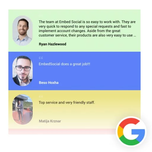 レインボーGoogleクチコミウィジェット
