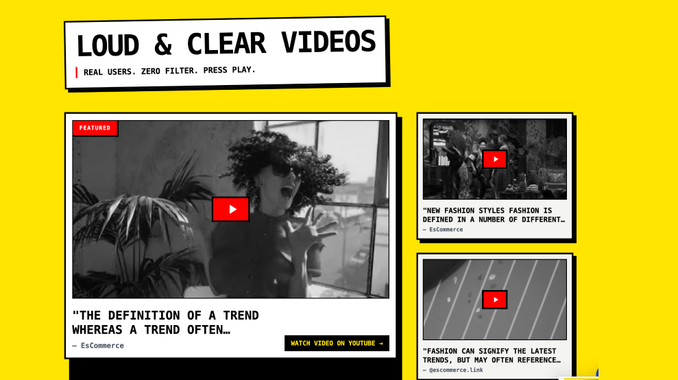 Widget vidéo multi-plateforme