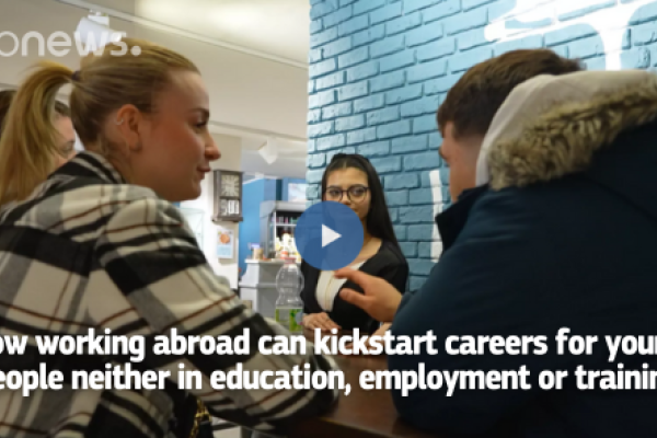 Yourg people discussing