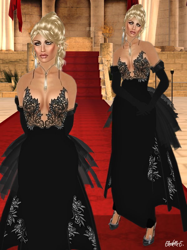 Nonna Hedges- Raven lace Gown