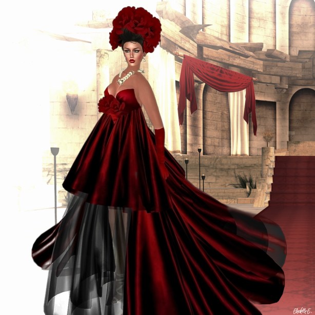 Agnes Maria Couture Edition red