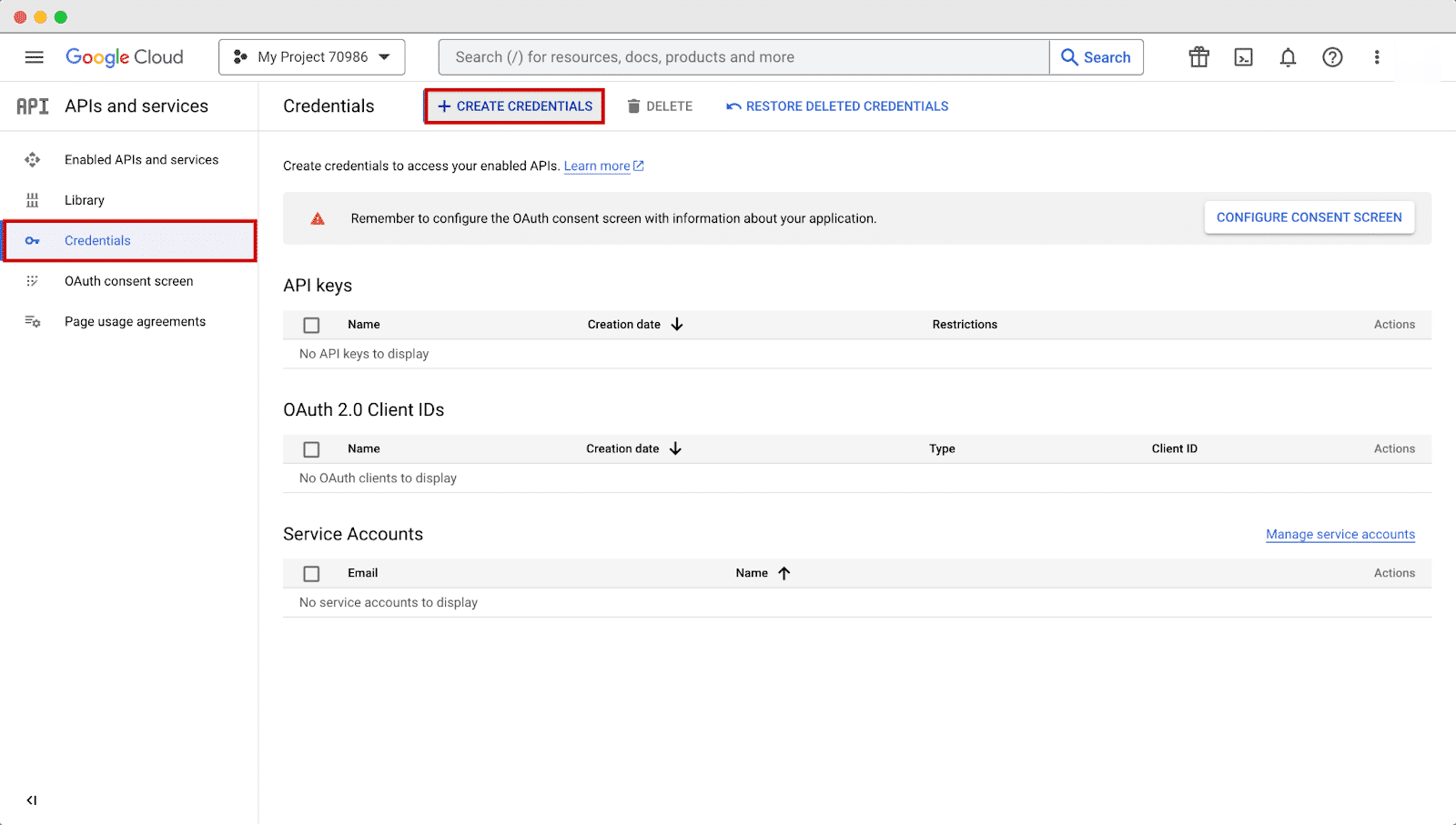 How to Retrieve Google API Keys? 2 Google API Keys