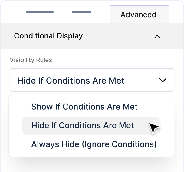 Conditional Display 10 Conditional Display