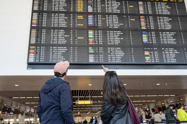 External EU Border Controls, Brussels Airport, Belgium