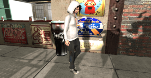 Walking on the street
