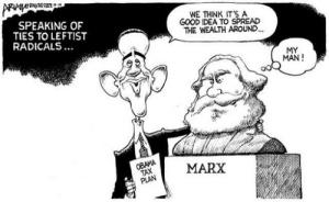 Obama-Marx cartoon Obama-Marx cartoon