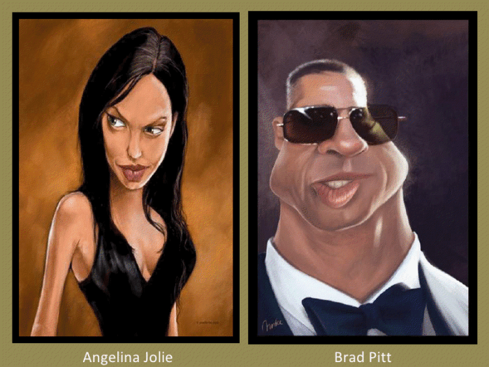 Angela Jolie and Brad Pitt