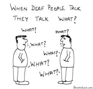 deaf people talk what