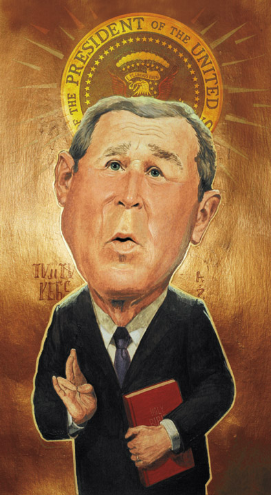 Former United States President George W Bush