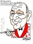 Noel Coward cartoon