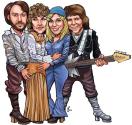 Abba cartoon