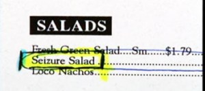 seizure salad