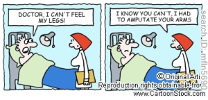 amputated his arms
