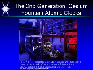 Cesium fountain atomic clock