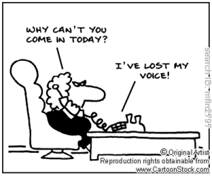 lost voice cartoon