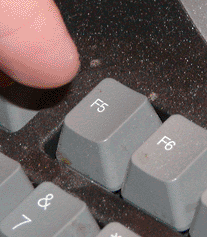 Pressing F5