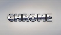 pun google-chrome-metal-text-effect