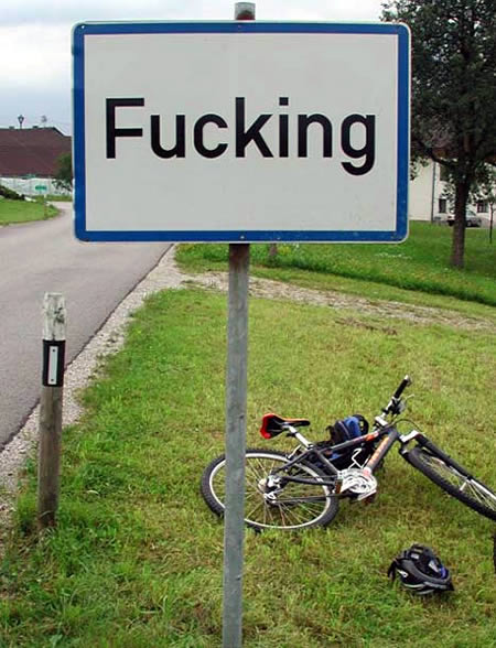 Silly place names - Fucking