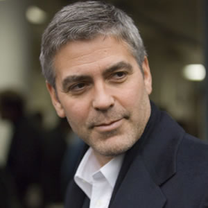 George Clooney gray-hair