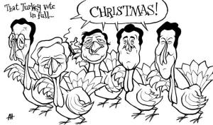 turkeys voting for Christmas