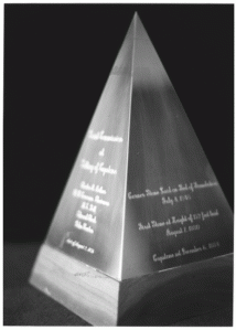 Washington Monument aluminium capstone