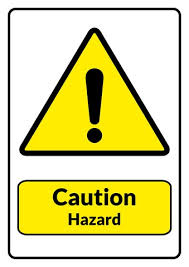 Hazard sign