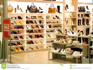 empty shoe shop