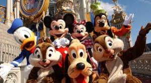 Disney costumed park characters